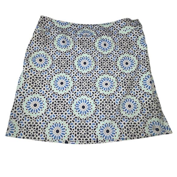 Izod Pants - IZOD Golf Skirt Skort Blue Medallion Print Size 2